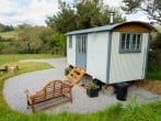 Hut and bench Hut and bench